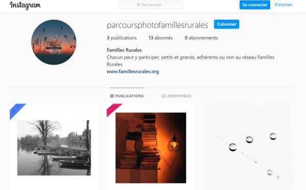 Mur Instagram @ParcoursphotoFamillesRurales